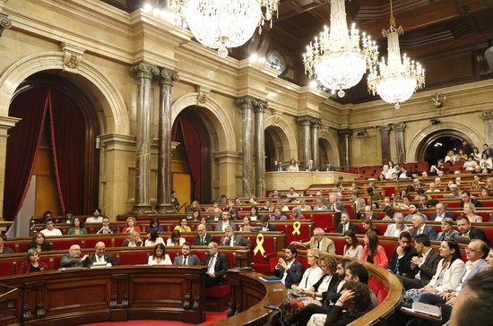 Catalan parliament session on September 25, 2019 (by Gerard Artigas)